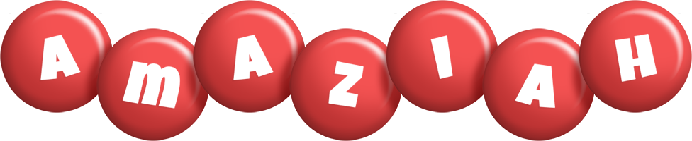 Amaziah candy-red logo