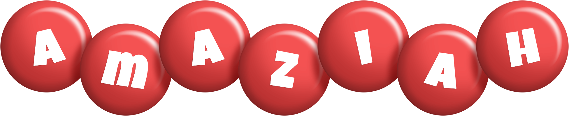 Amaziah candy-red logo