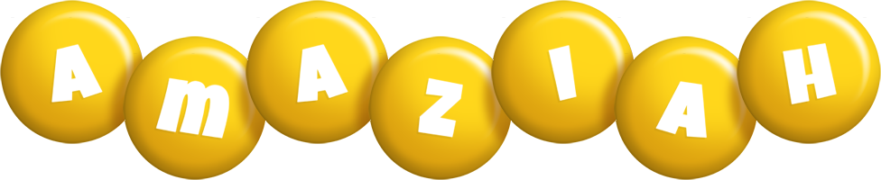 Amaziah candy-yellow logo