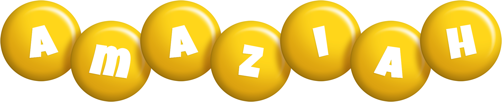 Amaziah candy-yellow logo