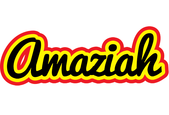 Amaziah flaming logo