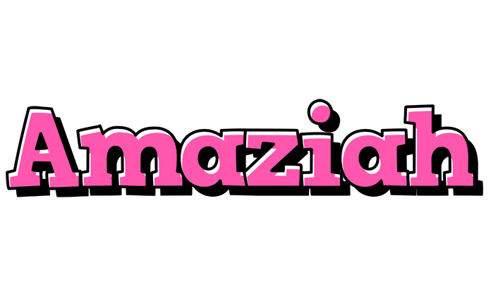 Amaziah girlish logo