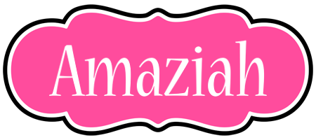 Amaziah invitation logo