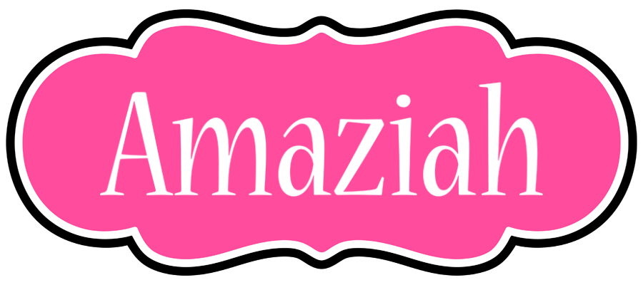 Amaziah invitation logo