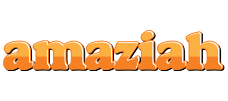 Amaziah orange logo