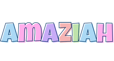 Amaziah pastel logo