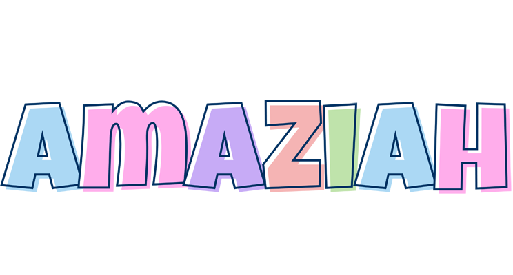 Amaziah pastel logo