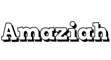 Amaziah snowing logo