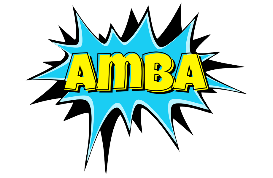 Amba amazing logo