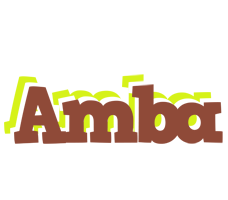 Amba caffeebar logo