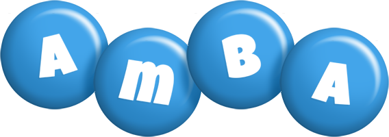 Amba candy-blue logo