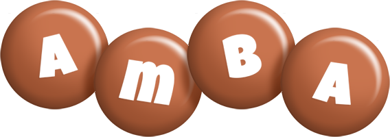 Amba candy-brown logo