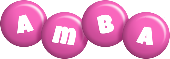 Amba candy-pink logo