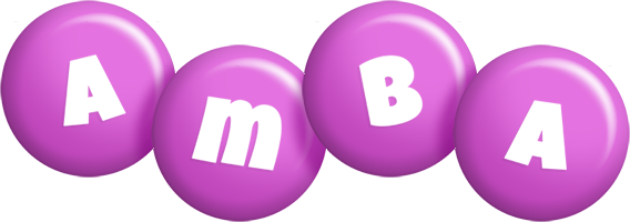 Amba candy-purple logo