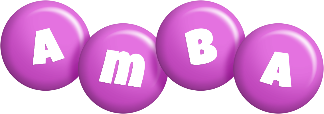 Amba candy-purple logo