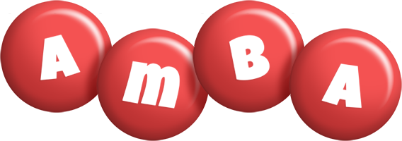 Amba candy-red logo