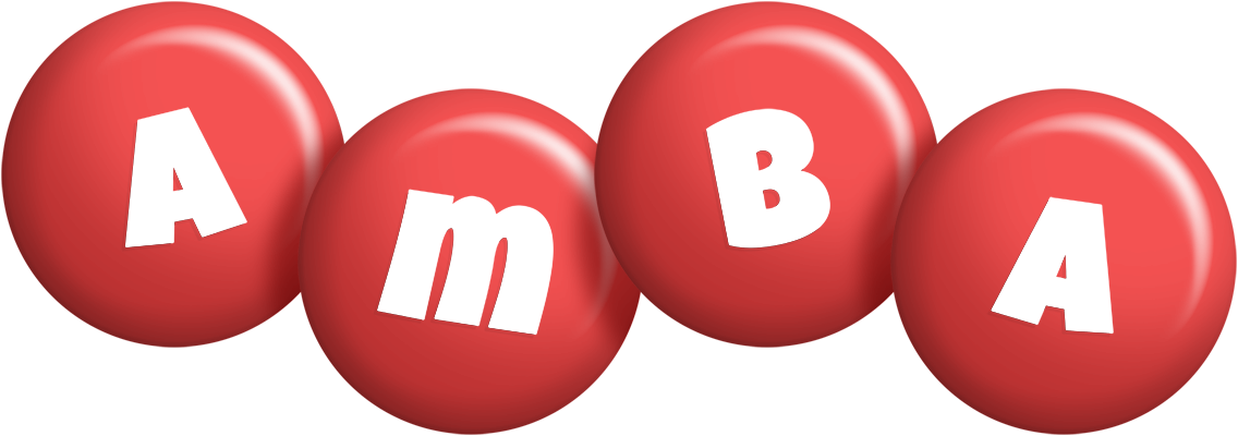 Amba candy-red logo