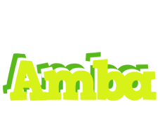 Amba citrus logo