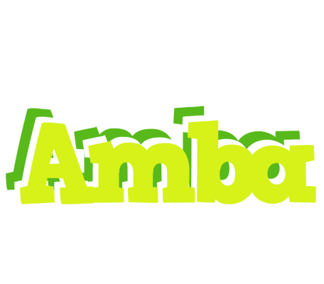 Amba citrus logo