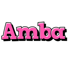 Amba girlish logo