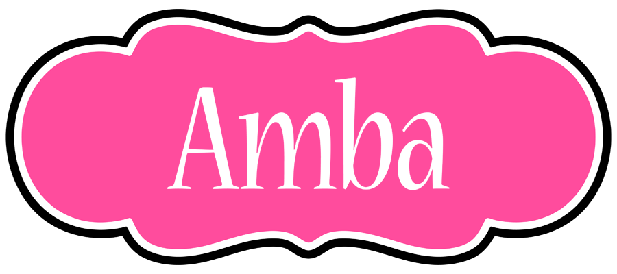 Amba invitation logo