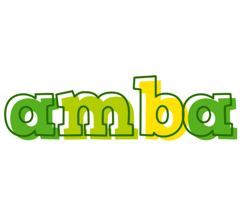 Amba juice logo