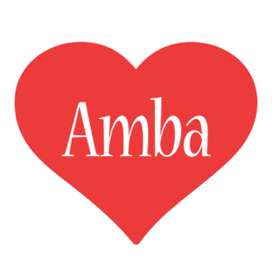 Amba love logo