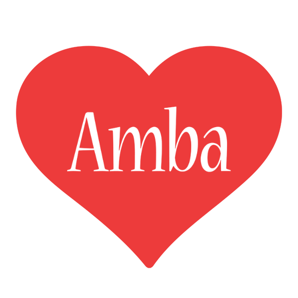 Amba love logo