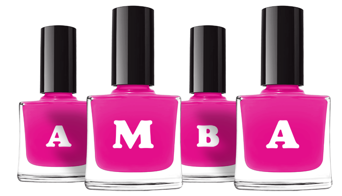 Amba nails logo