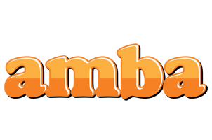 Amba orange logo