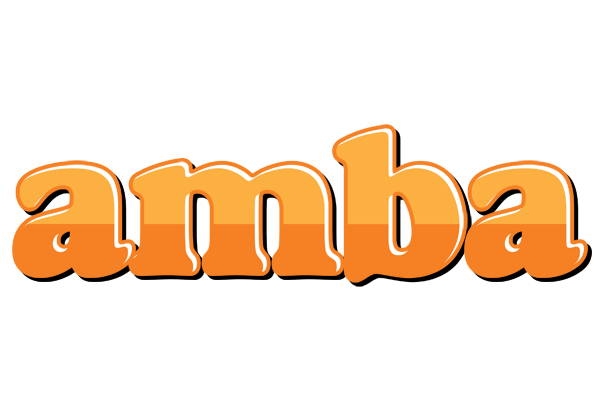 Amba orange logo