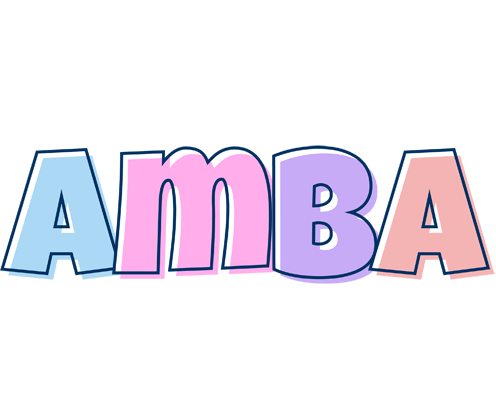 Amba pastel logo