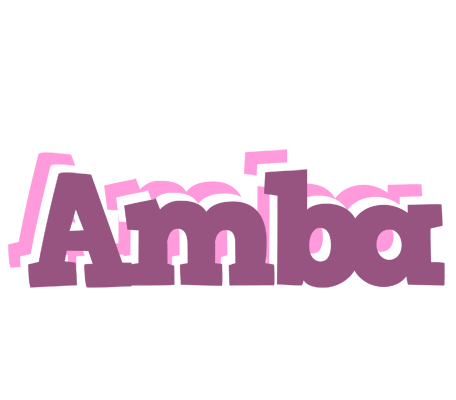 Amba relaxing logo
