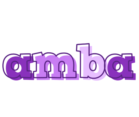 Amba sensual logo