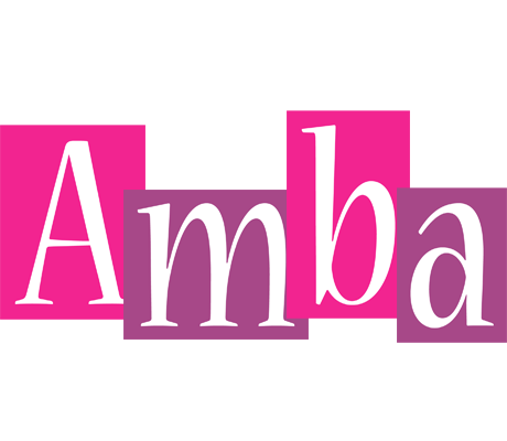 Amba whine logo