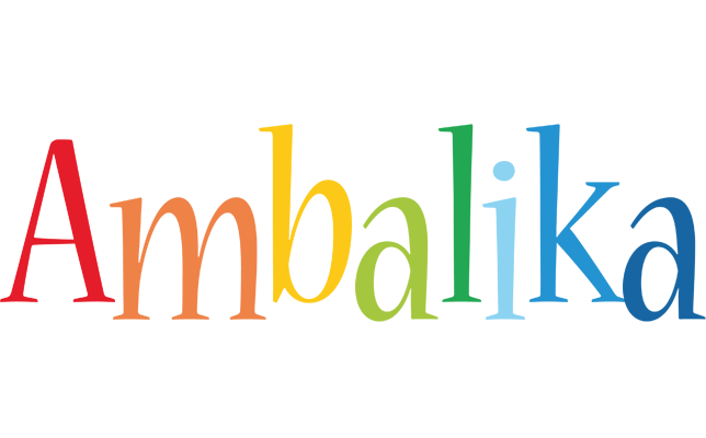 Ambalika birthday logo