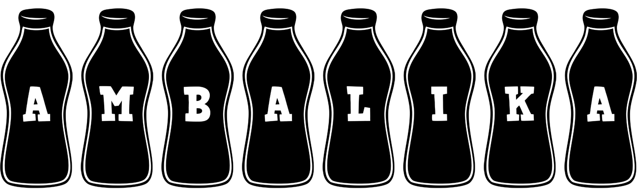 Ambalika bottle logo