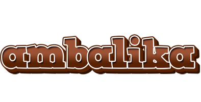 Ambalika brownie logo