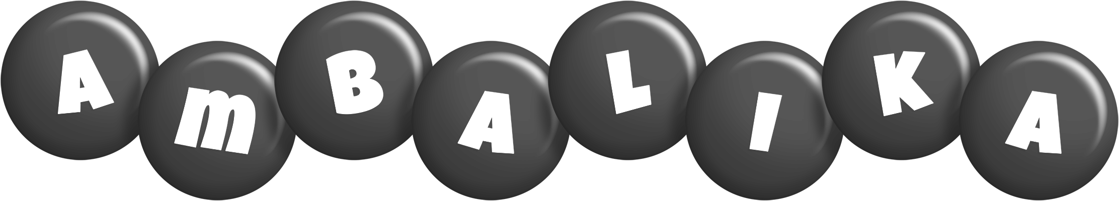 Ambalika candy-black logo