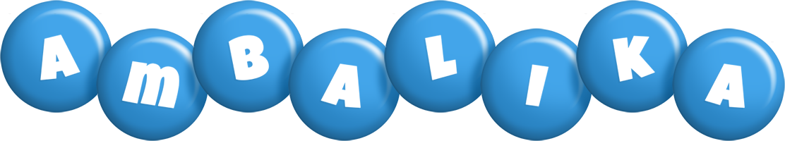 Ambalika candy-blue logo