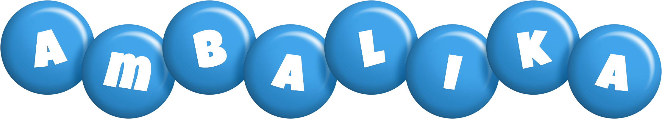 Ambalika candy-blue logo