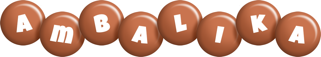 Ambalika candy-brown logo