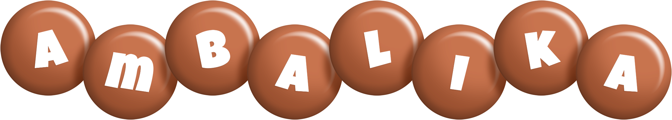 Ambalika candy-brown logo
