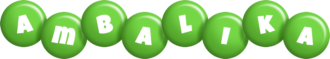 Ambalika candy-green logo