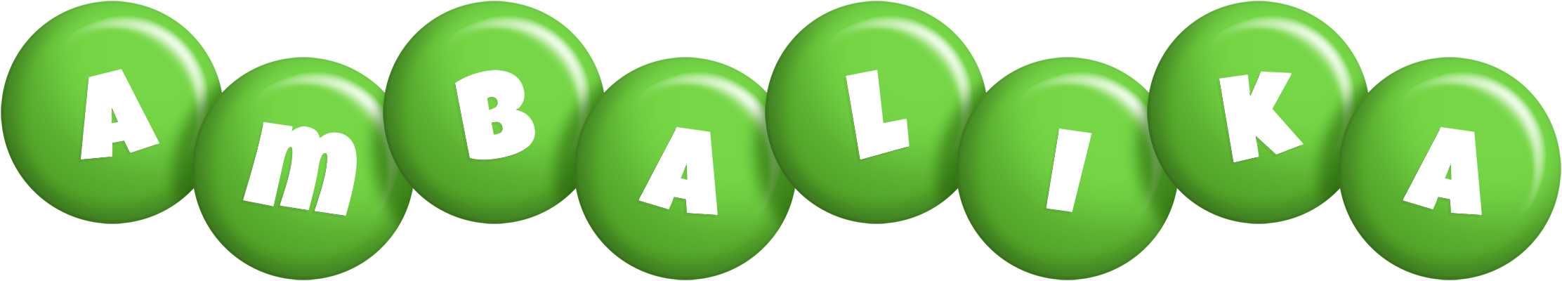 Ambalika candy-green logo