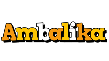 Ambalika cartoon logo