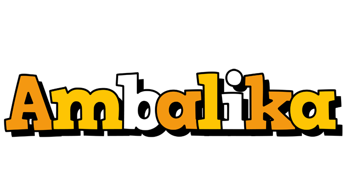 Ambalika cartoon logo