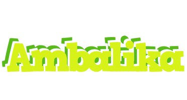 Ambalika citrus logo