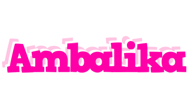 Ambalika dancing logo