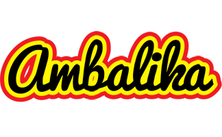 Ambalika flaming logo